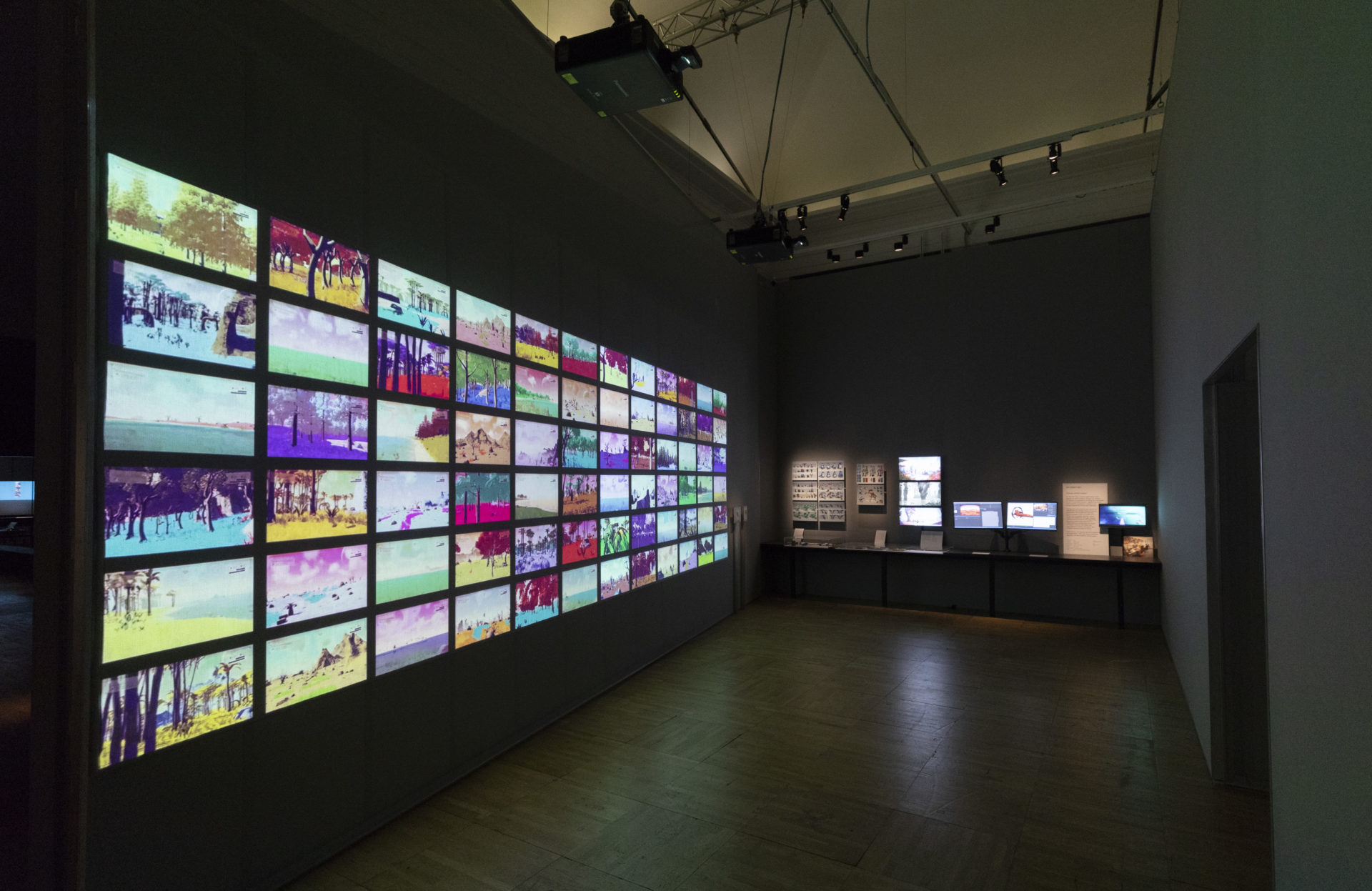 「電子遊戲：設計/遊戲/干擾」於倫敦V&A博物館展覽現場。